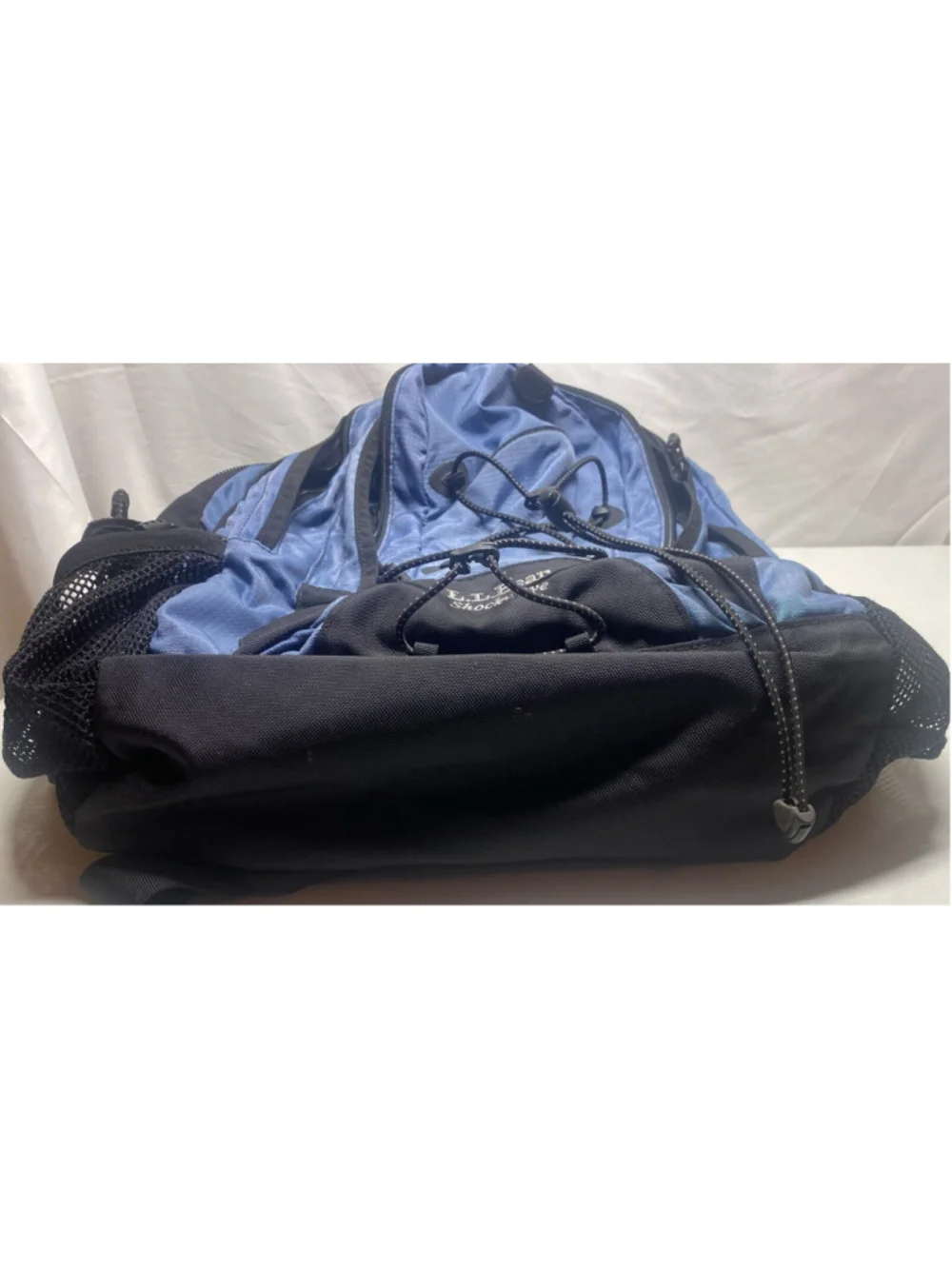 LL Bean Shockwave Backpack, Laptop Black/Blue Spacious, Hiking, School 6 Pockets